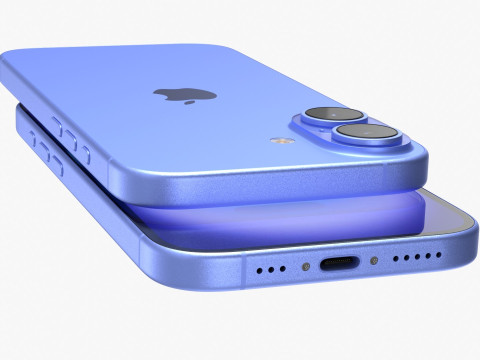 Apple iPhone 16 And Plus And Pro And Pro Max 3D-Modell