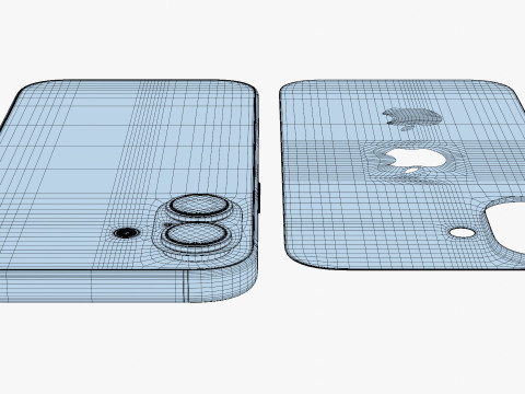 Apple iPhone 16 And Plus And Pro And Pro Max 3D-Modell