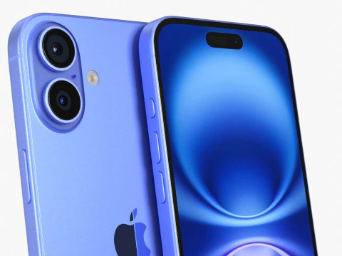 Apple iPhone 16 And Plus And Pro And Pro Max 3D Model