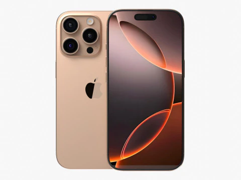 Apple iPhone 16 And Plus And Pro And Pro Max 3D Model
