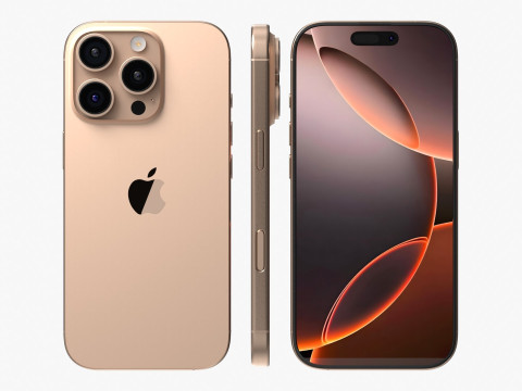Apple iPhone 16 And Plus And Pro And Pro Max 3D-Modell