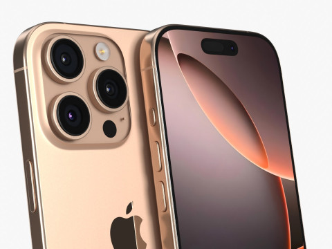 Apple iPhone 16 And Plus And Pro And Pro Max 3D-Modell