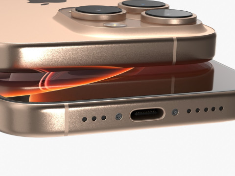 Apple iPhone 16 And Plus And Pro And Pro Max 3D-Modell
