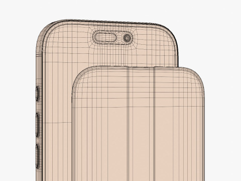 Apple iPhone 16 And Plus And Pro And Pro Max 3D-Modell