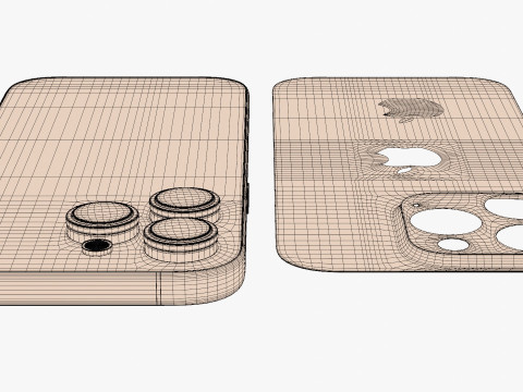 Apple iPhone 16 And Plus And Pro And Pro Max 3D-Modell