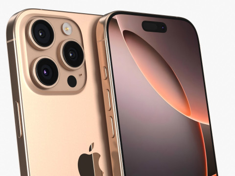 Apple iPhone 16 And Plus And Pro And Pro Max 3D-Modell