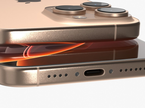 Apple iPhone 16 And Plus And Pro And Pro Max 3D-Modell