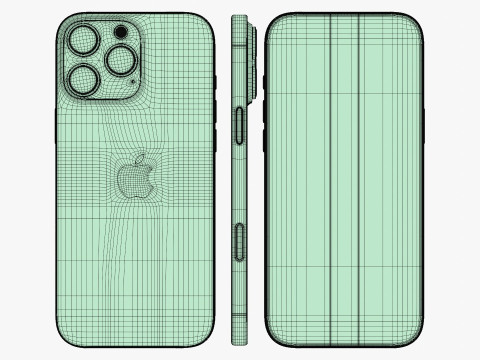Apple iPhone 16 And Plus And Pro And Pro Max 3D-Modell