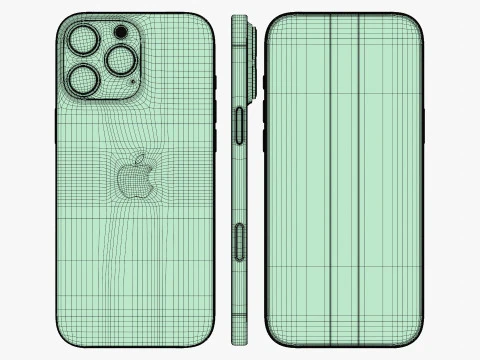 Apple iPhone 16 And Plus And Pro And Pro Max 3D Model