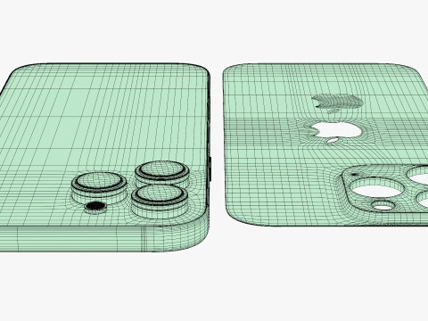 Apple iPhone 16 And Plus And Pro And Pro Max 3D-Modell