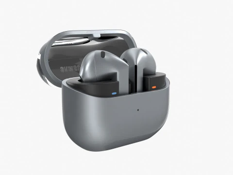 Samsung Galaxy Buds 3 Silver 3D Model