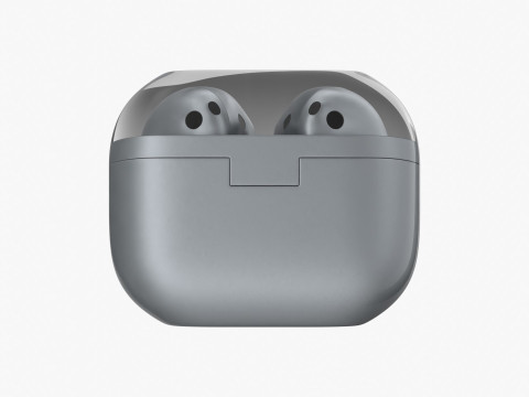 Samsung Galaxy Buds 3 Silver 3D Model