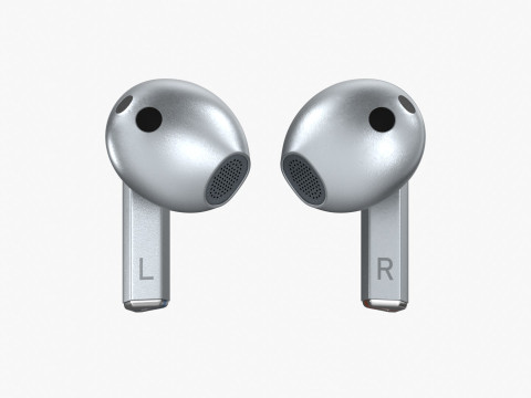 Samsung Galaxy Buds 3 Silver 3D Model