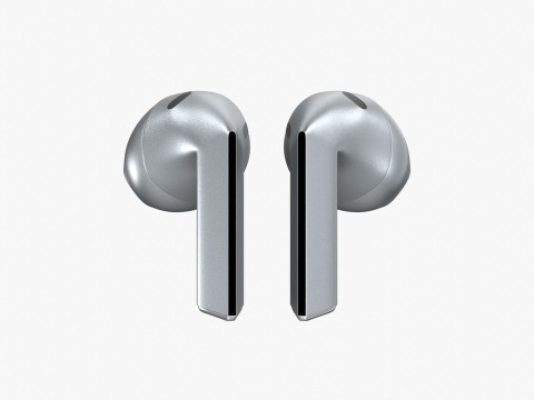 Samsung Galaxy Buds 3 Silver 3D Model
