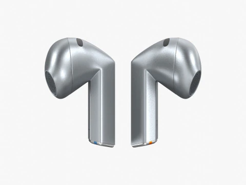 Samsung Galaxy Buds 3 Silver 3D Model