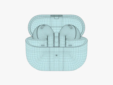 Samsung Galaxy Buds 3 Silver 3D Model