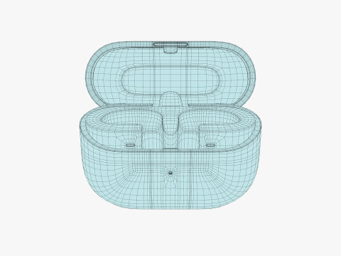 Samsung Galaxy Buds 3 Silver 3D Model