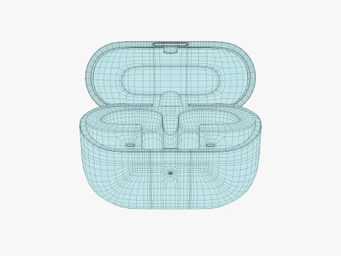 Samsung Galaxy Buds 3 Silver 3D Model