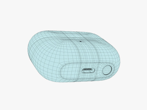 Samsung Galaxy Buds 3 Silver 3D Model