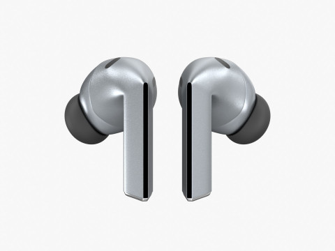 Samsung Galaxy Buds 3 Pro Silver 3D Model