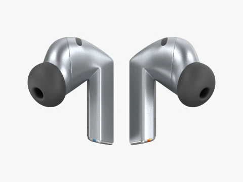 Samsung Galaxy Buds 3 Pro Silver 3D Model