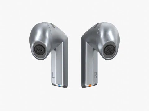 Samsung Galaxy Buds 3 Pro Silver 3D Model