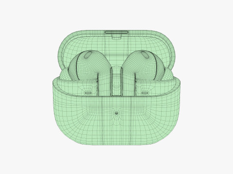 Samsung Galaxy Buds 3 Pro Silver 3D Model