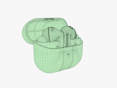 Samsung Galaxy Buds 3 Pro Silver 3D Model