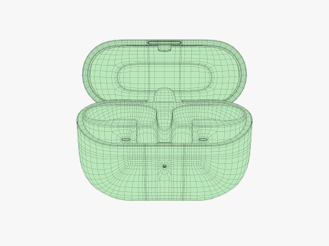 Samsung Galaxy Buds 3 Pro Silver 3D Model