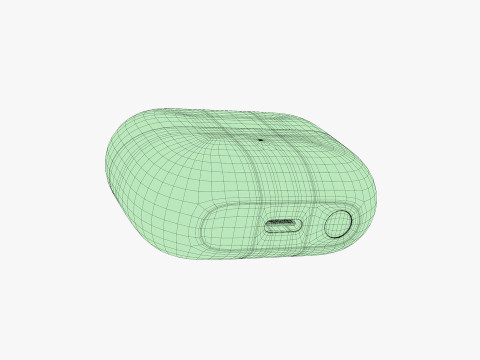 Samsung Galaxy Buds 3 Pro Silver 3D Model