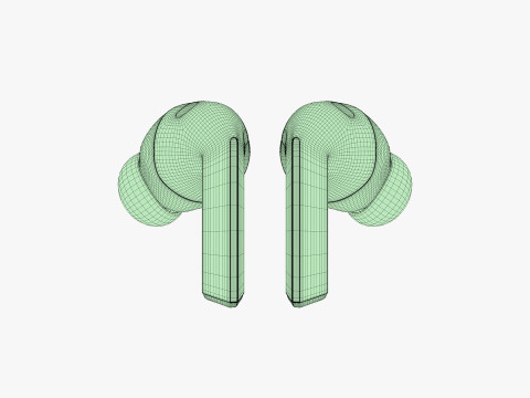 Samsung Galaxy Buds 3 Pro Silver 3D Model