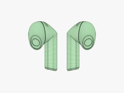 Samsung Galaxy Buds 3 Pro Silver 3D Model