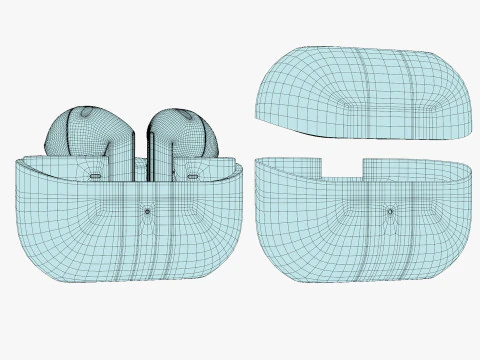 Samsung Galaxy Buds 3 And 3 Pro 3D Model