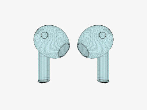 Samsung Galaxy Buds 3 And 3 Pro 3D मॉडल