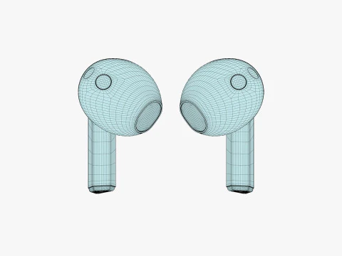 Samsung Galaxy Buds 3 And 3 Pro 3D Model