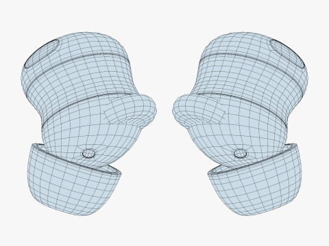 Google Pixel Buds Pro 2 Porcelain Model 3D