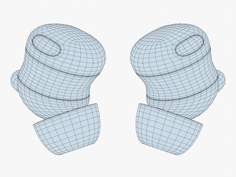Google Pixel Buds Pro 2 Porcelain Model 3D