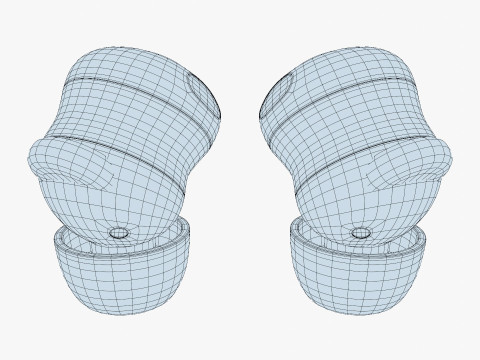 Google Pixel Buds Pro 2 Porcelain Model 3D