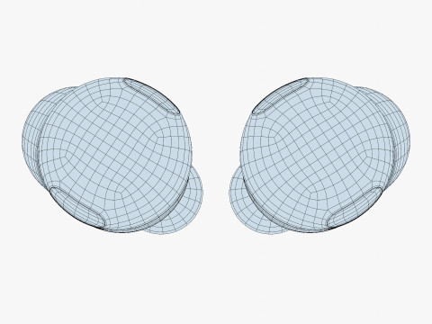 Google Pixel Buds Pro 2 Porcelain Model 3D