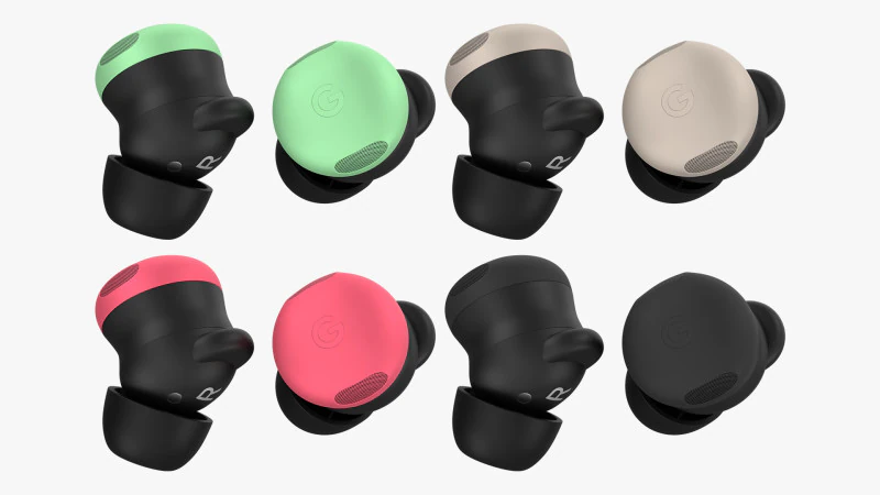Google Pixel Buds Pro 2 3D Model .c4d .max .obj .3ds .fbx .stl .blend 