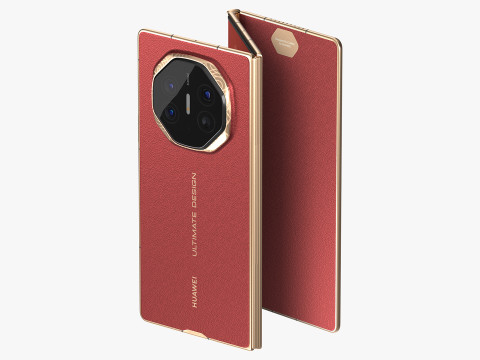 Huawei Mate XT Ultimate Red 3D Model