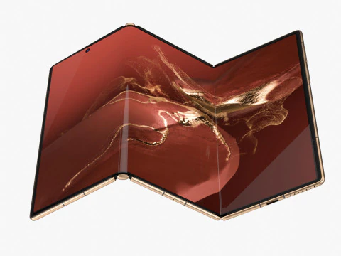 Huawei Mate XT Ultimate Red 3D Model