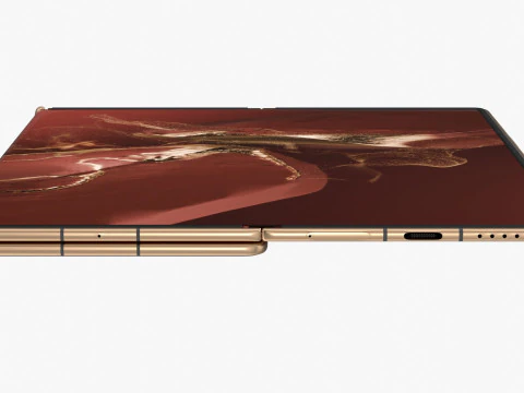 Huawei Mate XT Ultimate Red 3D Model