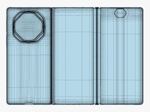 Huawei Mate XT Ultimate Red 3D Model