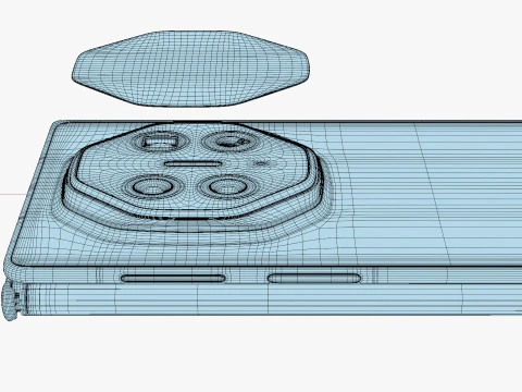 Huawei Mate XT Ultimate Red 3D Model