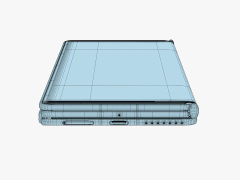 Huawei Mate XT Ultimate Red 3D Model