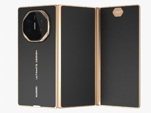 Huawei Mate XT Ultimate Black 3D Model