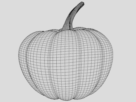 Pumpkin 3D Model