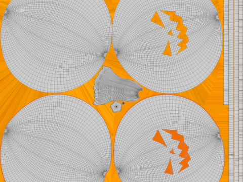 हेलोवीन कद्दू 3D मॉडल