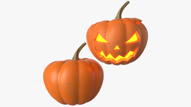 calabaza de halloween Modelo 3D .c4d .max .obj .3ds .fbx .stl .blend 
